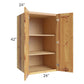 RTA Rustic Shaker 24" x 42" x 24" Split Pantry Wall Cabinet