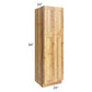 RTA Rustic Shaker 24" x 84" Utility Cabinet with 1 Roll Out Tray