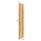 RTA Rustic Shaker 24" x 96" Tall Skin
