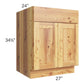 RTA Rustic Shaker 27" Base Cabinet