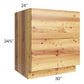 RTA Rustic Shaker 30" 2-Drawer Base Cabinet with 1 Decorative End Panel