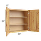 RTA Rustic Shaker 30" x 30" Wall Cabinet with Glass Door