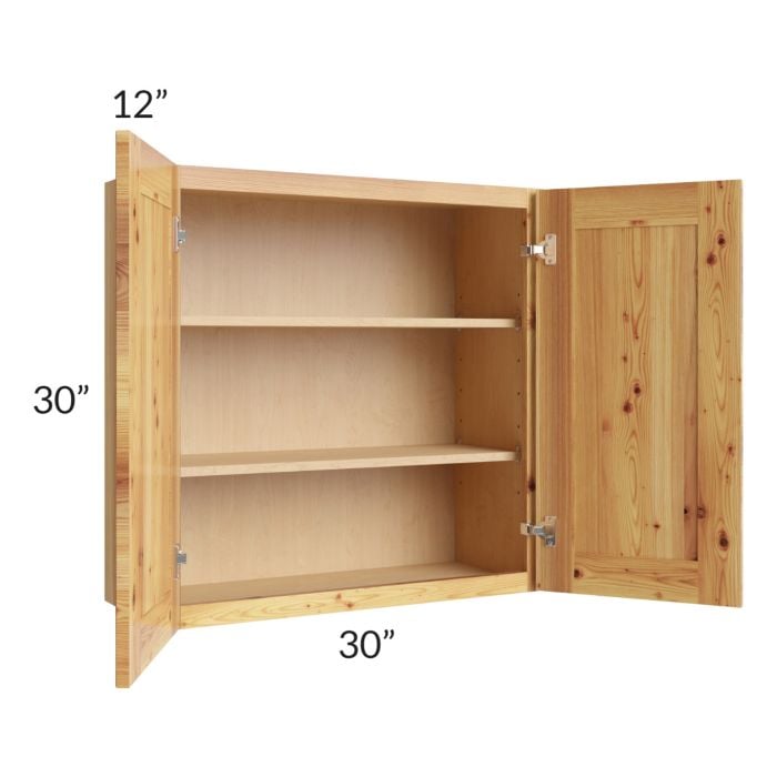 RTA Rustic Shaker 30" x 30" Wall Cabinet