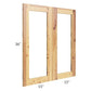 RTA Rustic Shaker 30" x 36" Glass Door