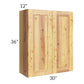 RTA Rustic Shaker 30" x 36" Wall Cabinet