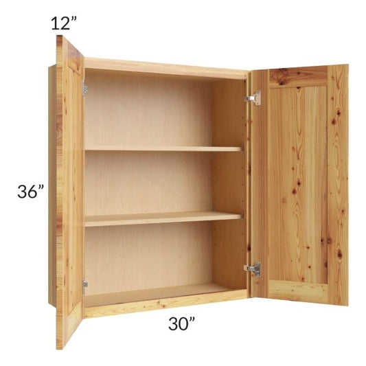 RTA Rustic Shaker 30" x 36" Wall Cabinet with 1 Skin