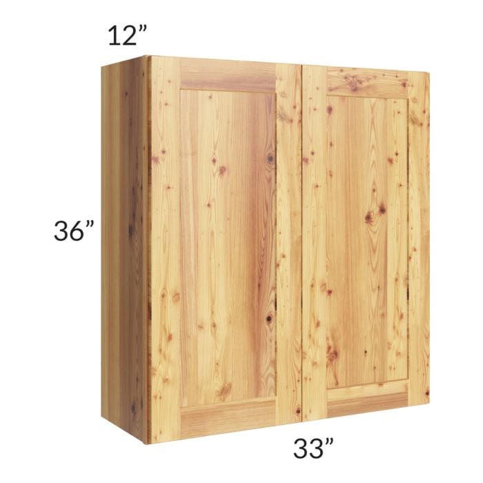 RTA Rustic Shaker 33" x 36" Wall Cabinet