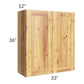 RTA Rustic Shaker 33" x 36" Wall Cabinet with 1 Skin