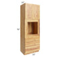 RTA Rustic Shaker 33" x 96" Universal Oven Cabinet with 1 Decorative End Panel