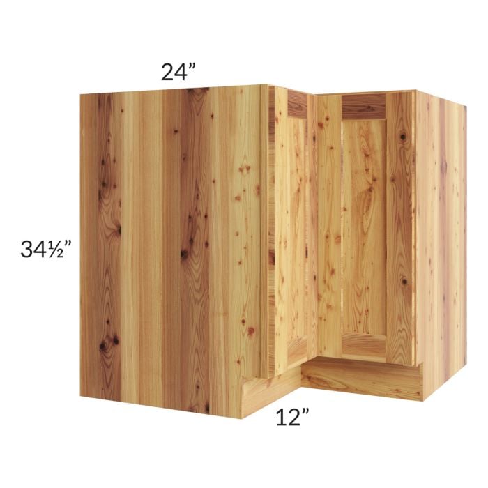RTA Rustic Shaker 36" Easy Reach Corner Base Cabinet