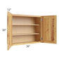 RTA Rustic Shaker 36" x 30" Wall Cabinet with 1 Decorative End Panel and 1 Skin