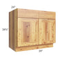 RTA Rustic Shaker 39" Base Cabinet with 1 Decorative End Panel