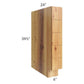 RTA Rustic Shaker 6" Base Spice Drawer Cabinet with 2 Decorative End Panels and 1 Skin