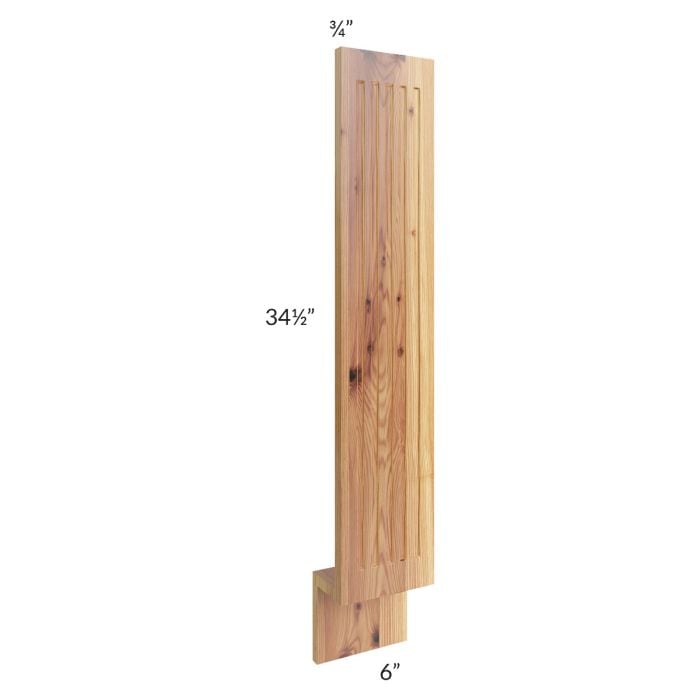 RTA Rustic Shaker 6" Fluted Base Filler