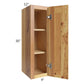 RTA Rustic Shaker 9" x 30" Wall Cabinet with 2 Skins