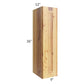 RTA Rustic Shaker 9" x 36" Wall Cabinet with 2 Decorative End Panels