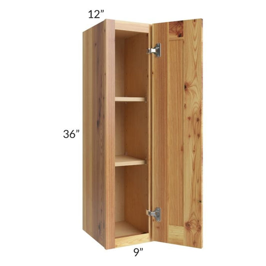 RTA Rustic Shaker 9" x 36" Wall Cabinet with 2 Skins