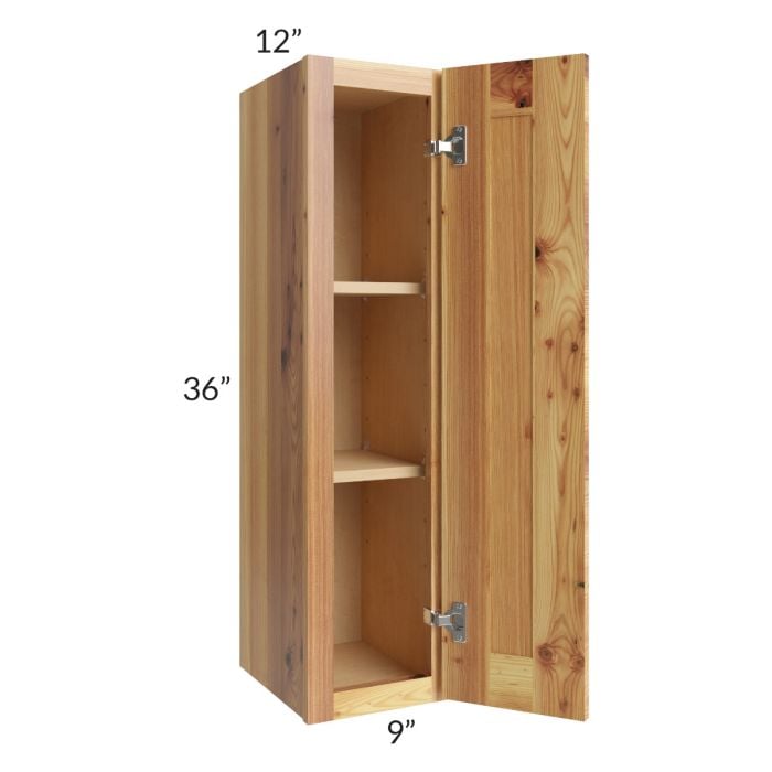 RTA Rustic Shaker 9" x 36" Wall Cabinet
