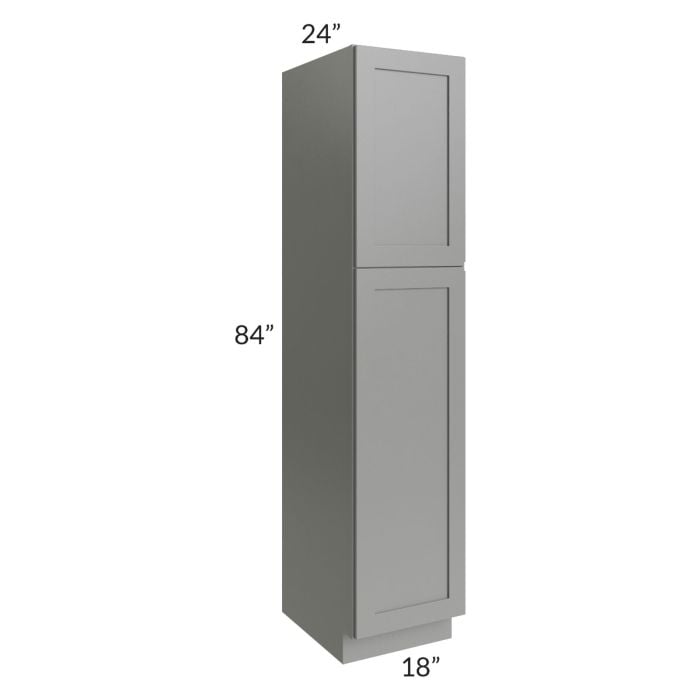 RTA Shale Grey Shaker 18" x 84" Utility Cabinet