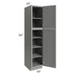 RTA Shale Grey Shaker 18" x 84" Utility Cabinet
