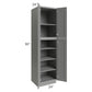 RTA Shale Grey Shaker 24" x 90" Utility Cabinet