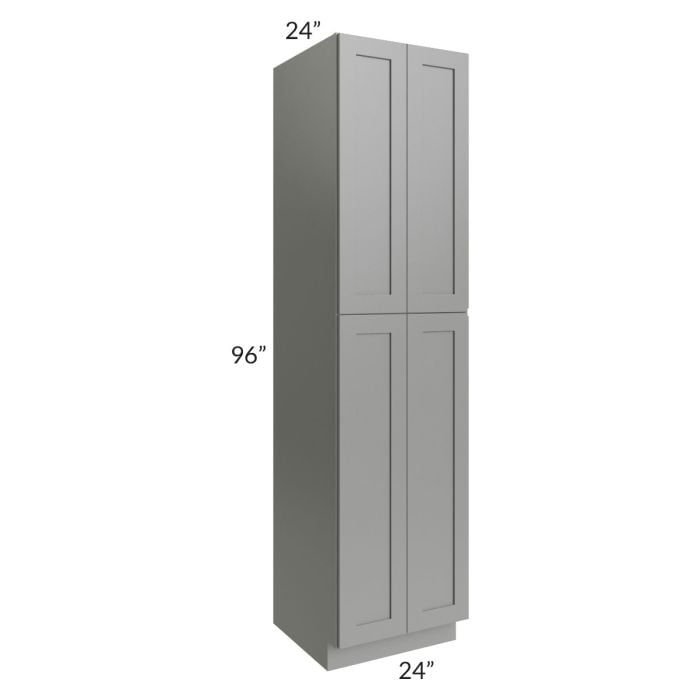 RTA Shale Grey Shaker 24" x 96" Utility Cabinet