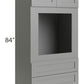 RTA Shale Grey Shaker 33" x 84" Universal Oven Cabinet