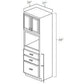 RTA Shale Grey Shaker 33" x 84" Universal Oven Cabinet
