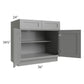 RTA Shale Grey Shaker 36" Base Cabinet with 1 Roll Out Tray