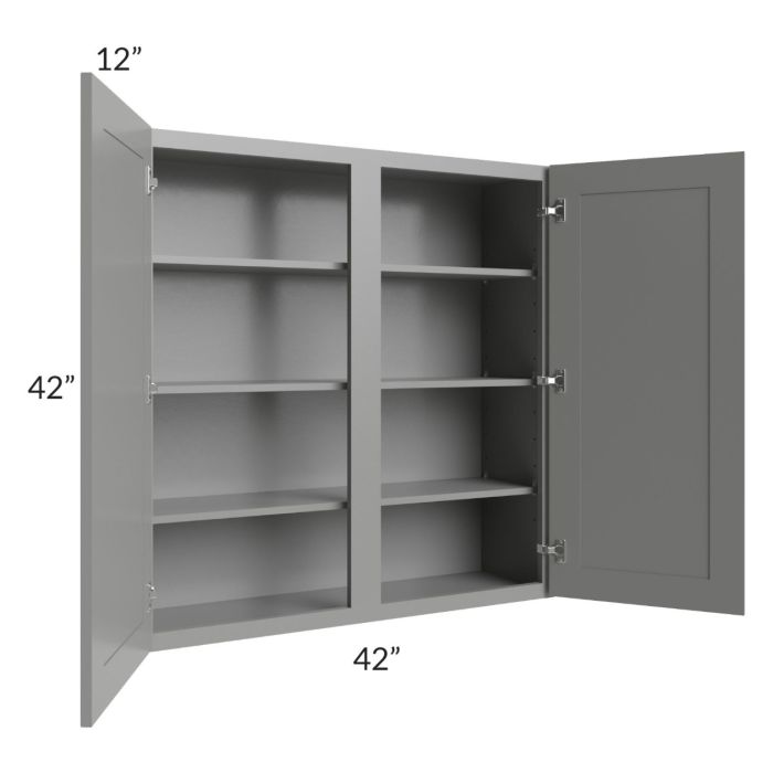 RTA Shale Grey Shaker 42" x 42" Wall Cabinet