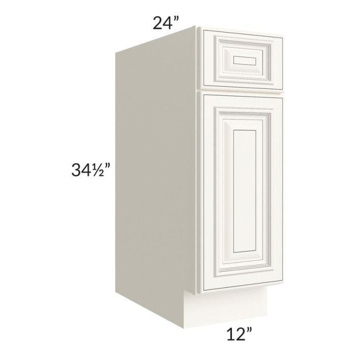 RTA Signature Vanilla Glaze 12" Base Cabinet