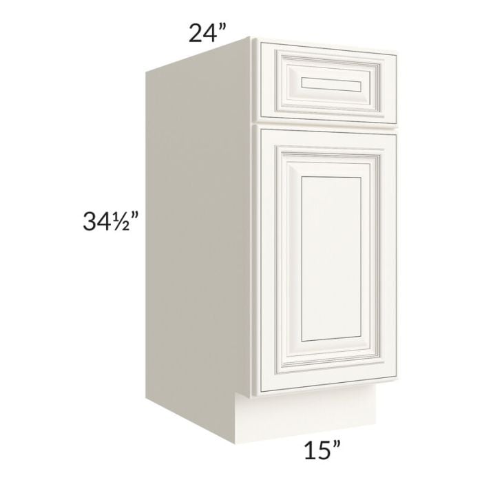 RTA Signature Vanilla Glaze 15" Base Cabinet
