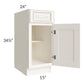 RTA Signature Vanilla Glaze 15" Base Cabinet