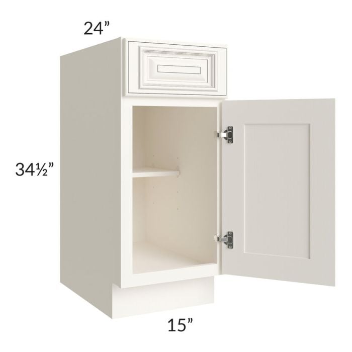RTA Signature Vanilla Glaze 15" Base Cabinet