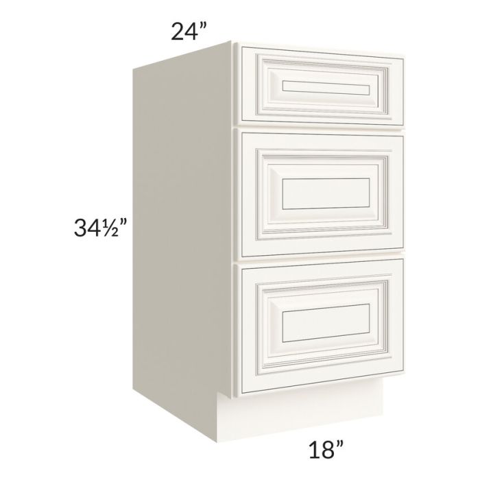RTA Signature Vanilla Glaze 18" Drawer Base Cabinet