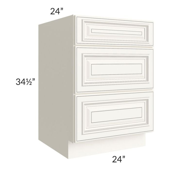 RTA Signature Vanilla Glaze 24" Drawer Base Cabinet