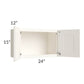 RTA Signature Vanilla Glaze 24" x 15" Wall Cabinet