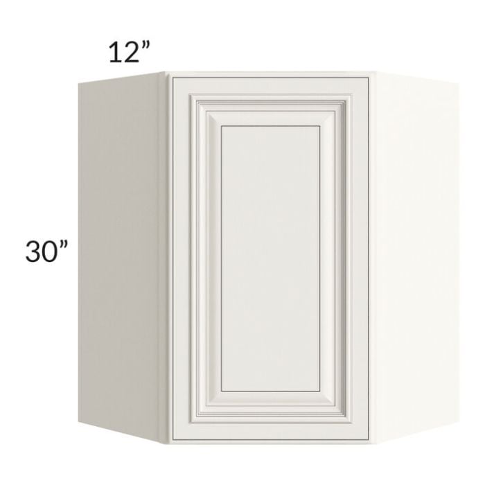 RTA Signature Vanilla Glaze 24" x 30" Wall Diagonal Corner Cabinet