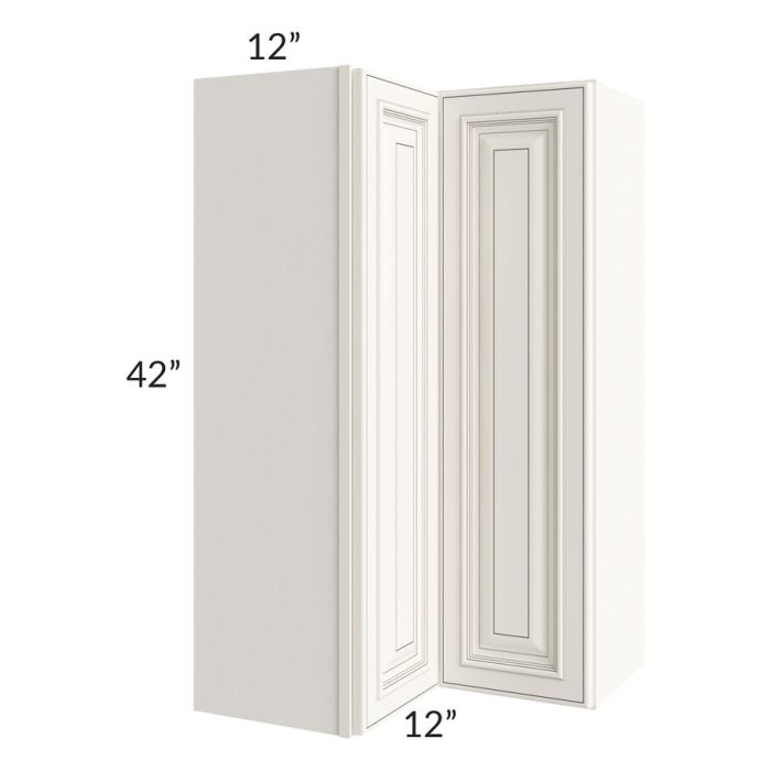 RTA Signature Vanilla Glaze 24" x 42" Wall Corner Unit