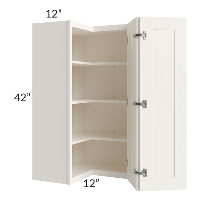 RTA Signature Vanilla Glaze 24" x 42" Wall Corner Unit