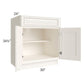 RTA Signature Vanilla Glaze 30" Base Cabinet with 2 Decorative End Panels