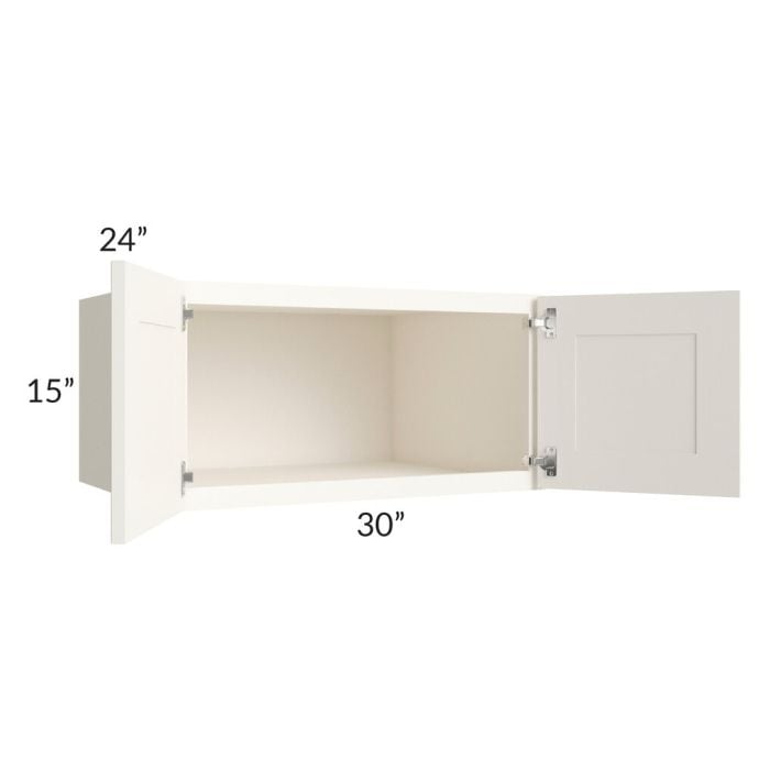 RTA Signature Vanilla Glaze 30" x 15" x 24" Wall Cabinet
