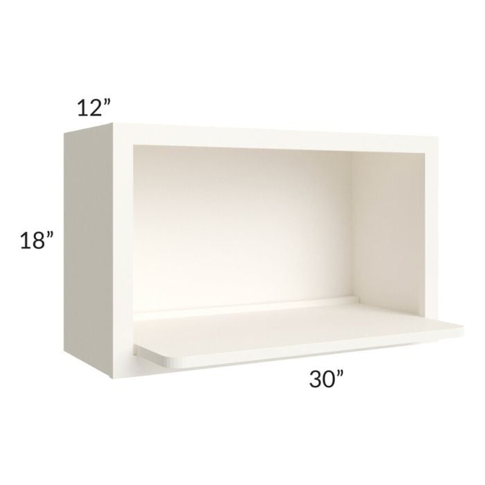 RTA Signature Vanilla Glaze 30" x 18" Microwave Cabinet