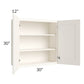 RTA Signature Vanilla Glaze 30" x 30" Wall Cabinet with 1 Decorative End Panel