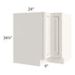 RTA Signature Vanilla Glaze 33" Lazy Susan Base Cabinet