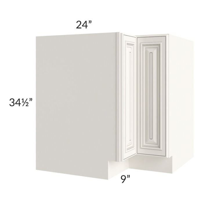 RTA Signature Vanilla Glaze 33" Lazy Susan Base Cabinet