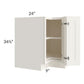 RTA Signature Vanilla Glaze 33" Lazy Susan Base Cabinet
