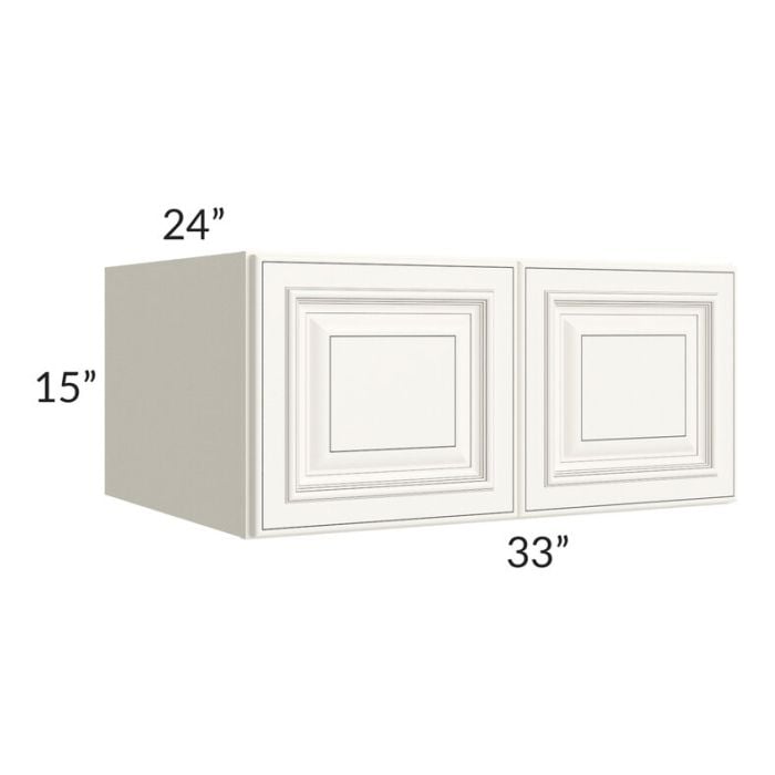 RTA Signature Vanilla Glaze 33" x 15" x 24" Wall Cabinet
