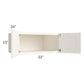 RTA Signature Vanilla Glaze 33" x 15" x 24" Wall Cabinet