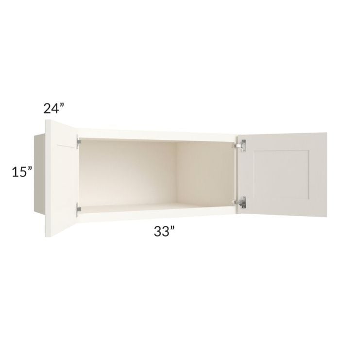RTA Signature Vanilla Glaze 33" x 15" x 24" Wall Cabinet